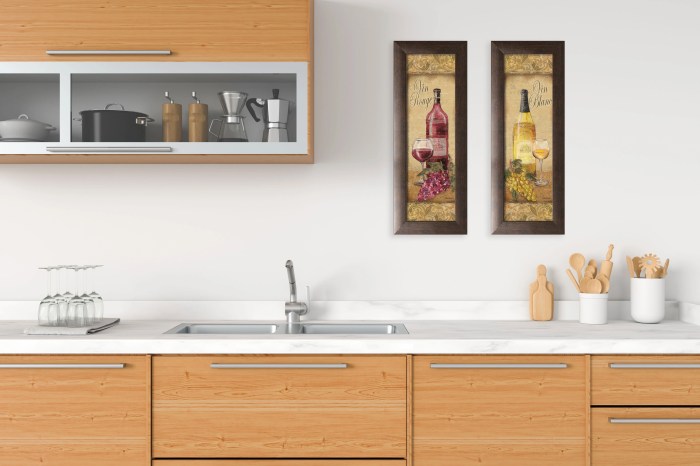 Kitchen art wall decor