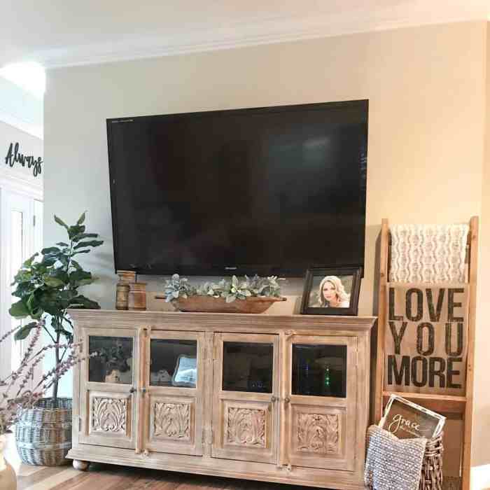 Tv stand decor ideas