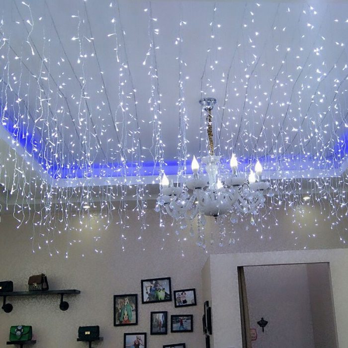 Diy christmas ceiling decorations