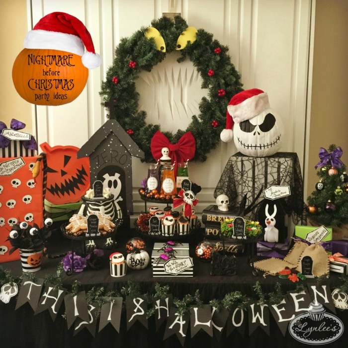 Nightmare before christmas decor