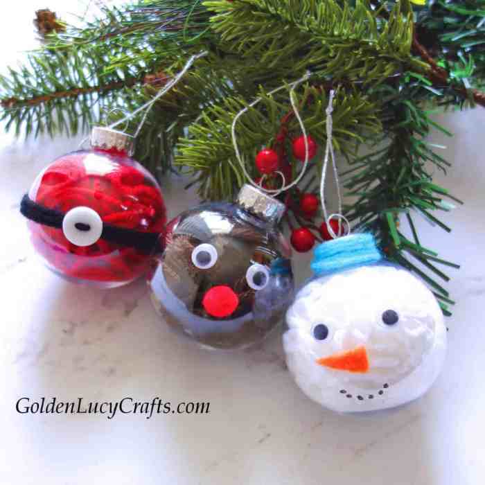 Diy ball christmas ornaments