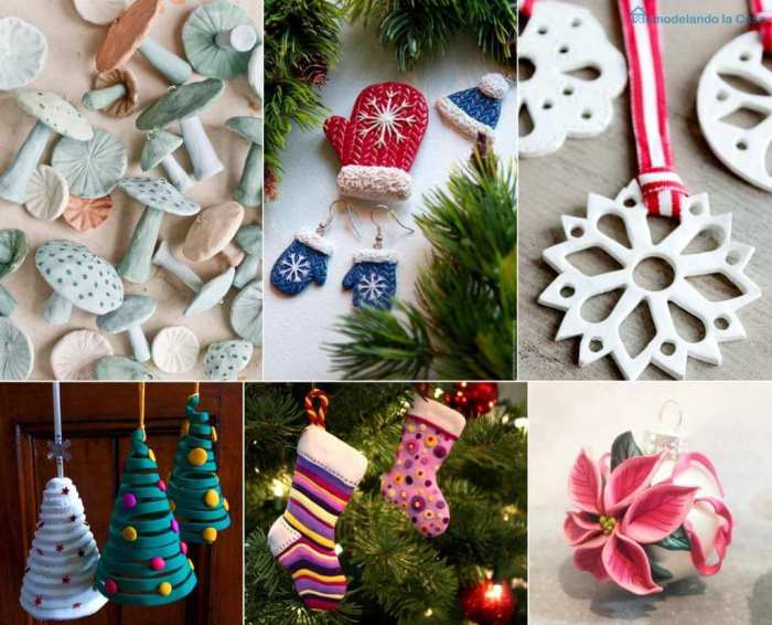 Diy clay christmas ornaments