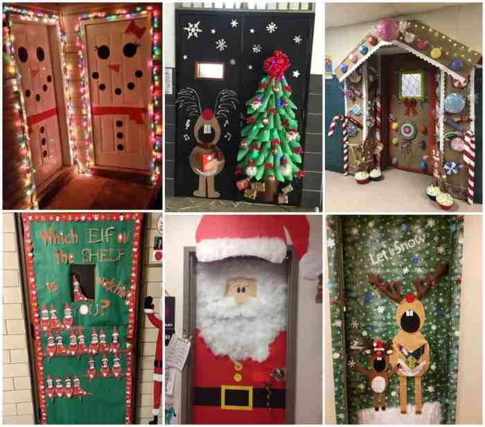 Christmas door decorations diy