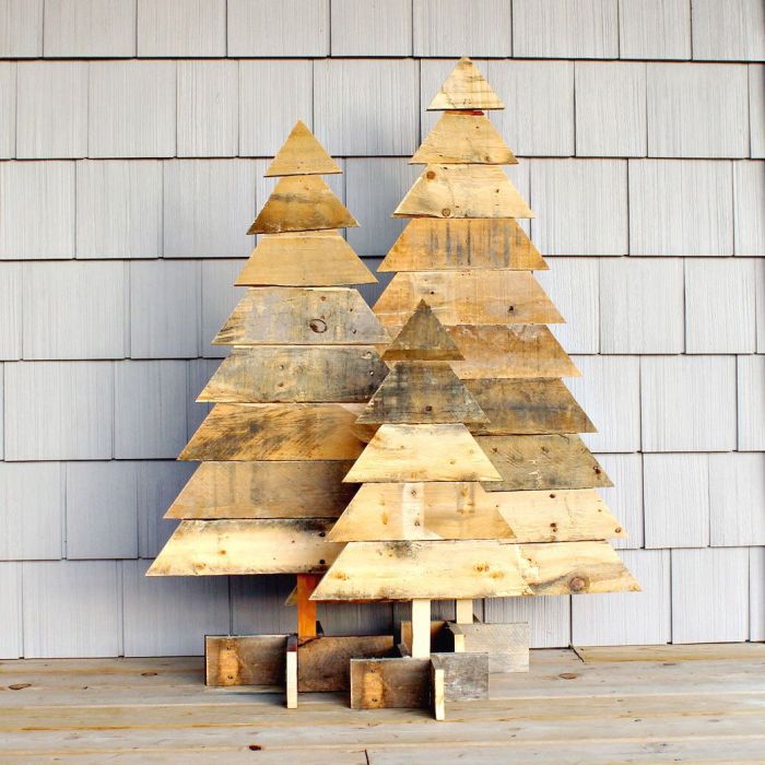 Diy christmas tree wood