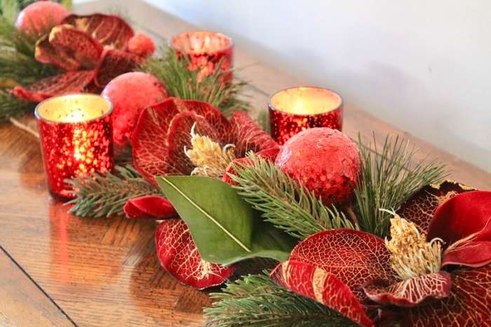 Table christmas decoration ideas diy urban wonderland arctic homebnc