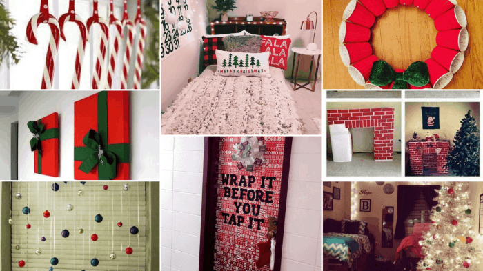 Christmas decor dorm room