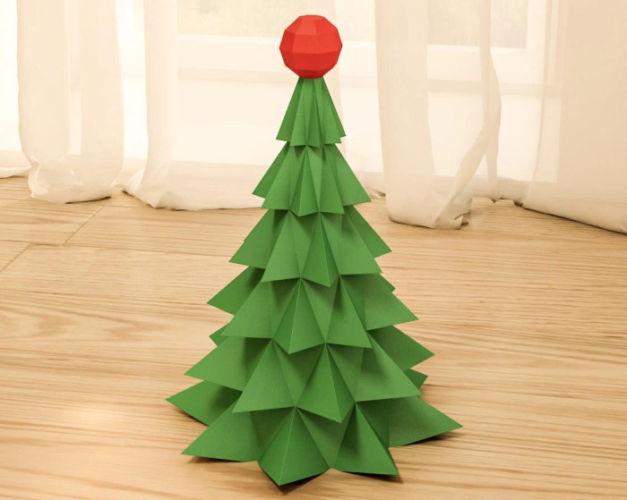 Christmas tree paper diy