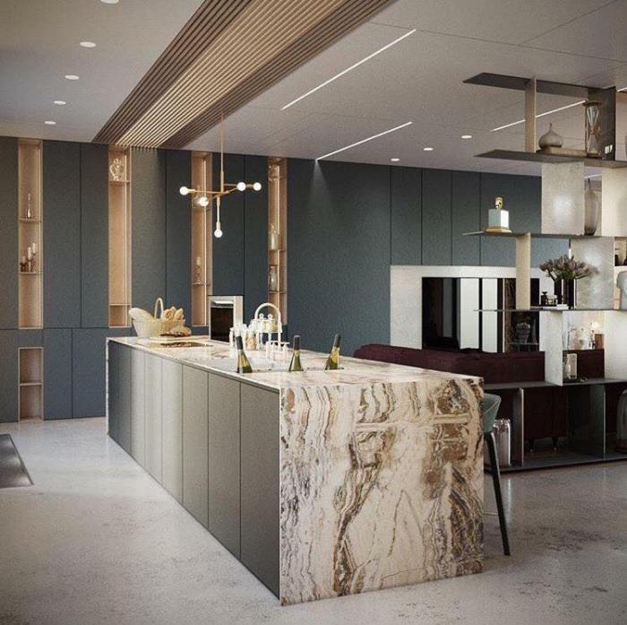 Futuro cucine mondodesign innovativo islands baou isola centrale kitchens raynaud modelli unconventional moderna geometry homecrux marzua ilot macs corian spelling