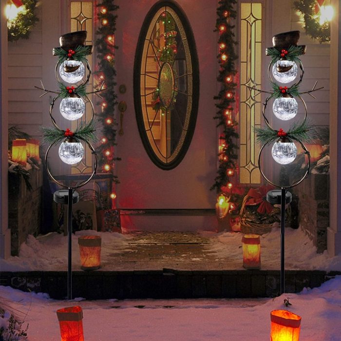 Solar christmas decor outdoor