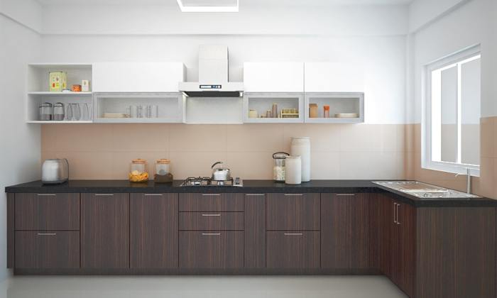 Shaped 750mm provided urbanclap kitchens