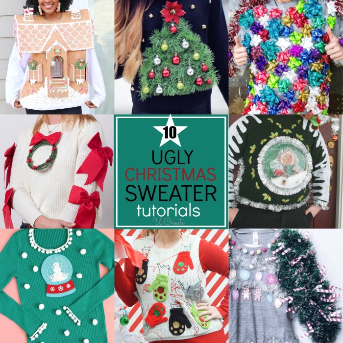 Ugliest christmas sweater diy