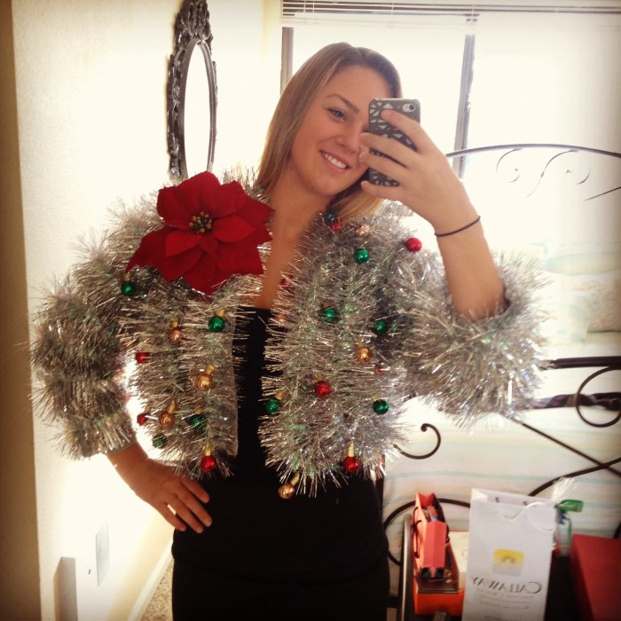 Diy tacky christmas sweater