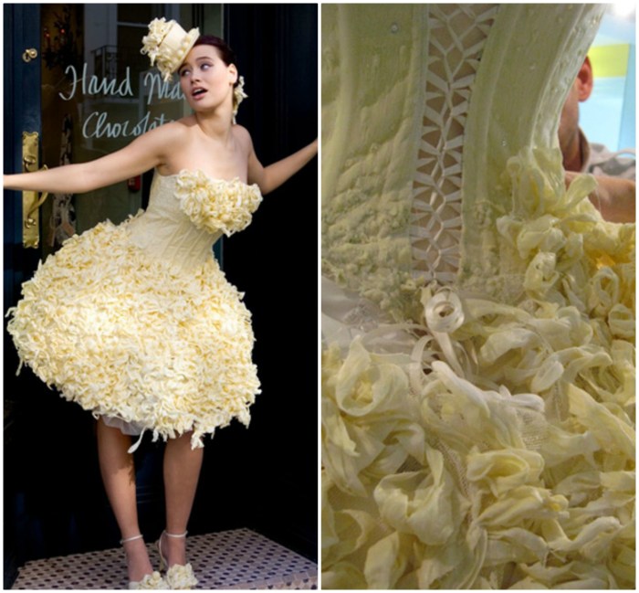 White chocolate wedding dress