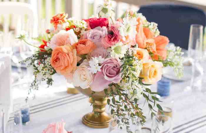 Floral pattern wedding dress