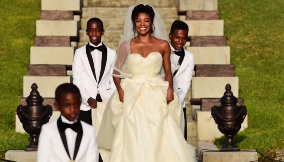 Gabrielle union wedding dress