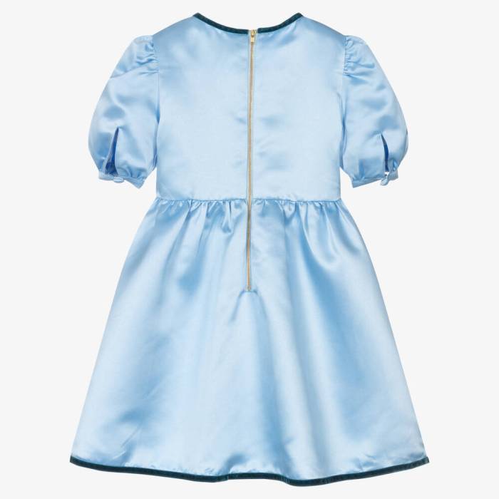 Blue toddler dress for wedding