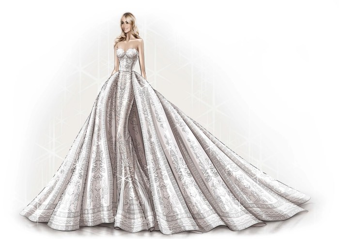 Create your own wedding dress online