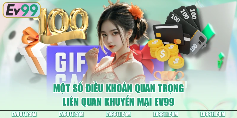Một số điều khoản quan trọng liên quan khuyến mại EV99